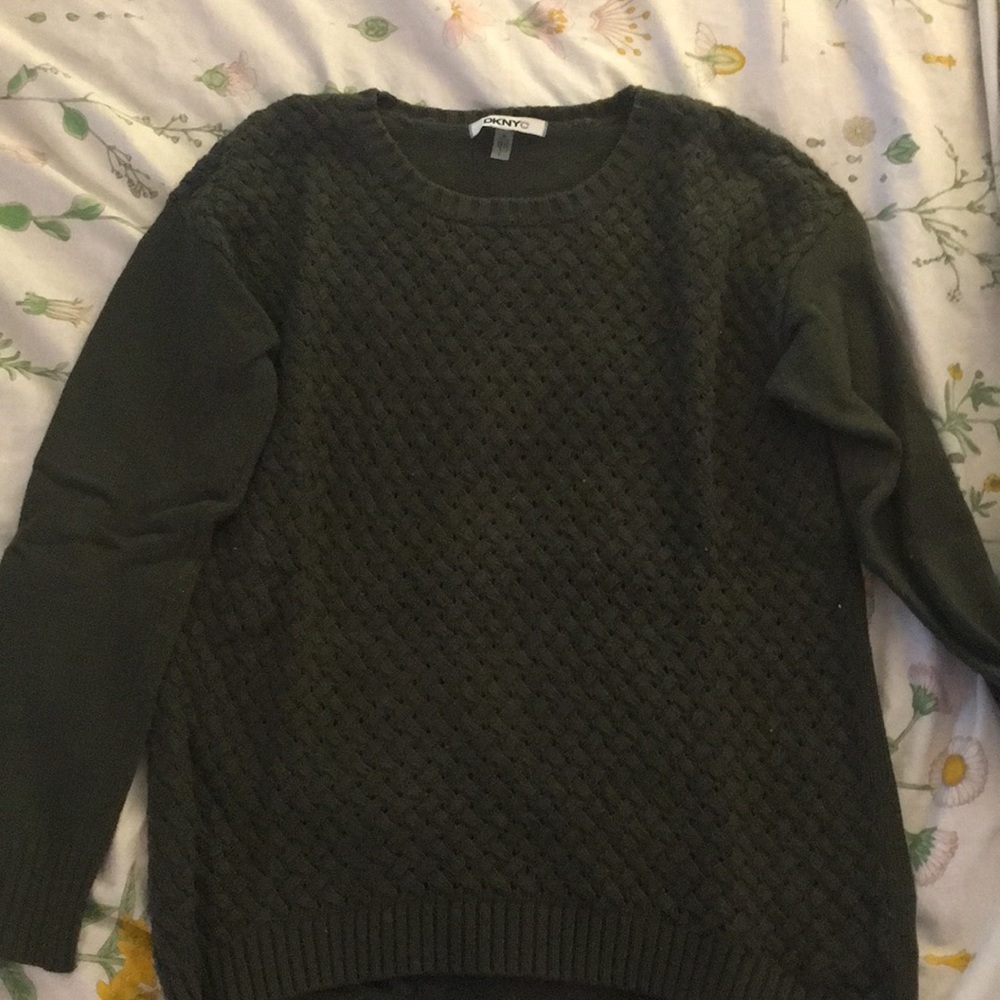 DKNYC olive green sweater!